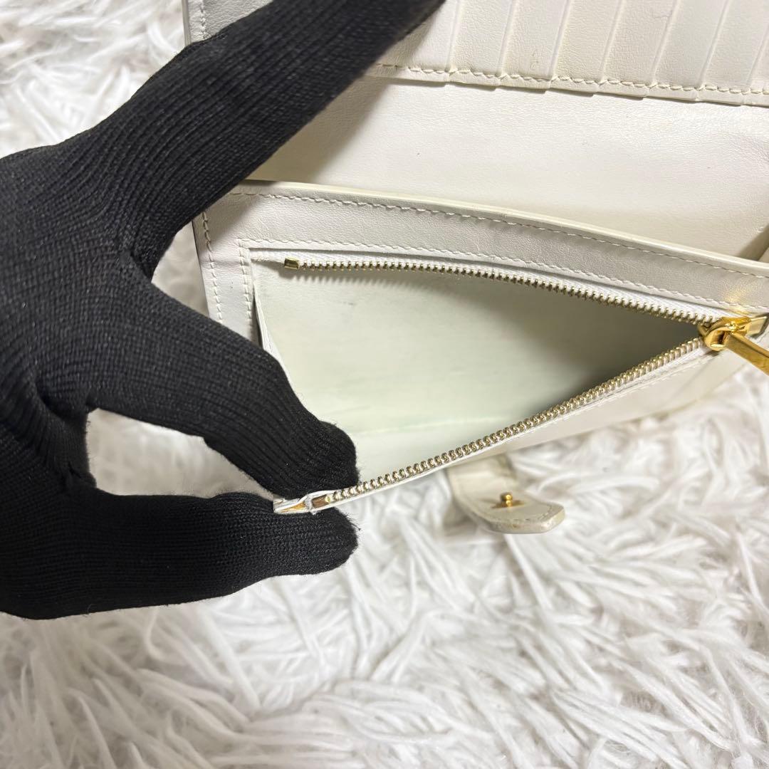 ✨美品✨セリーヌ 折り財布 ストラップウォレット マルチファンクション 金ロゴ
