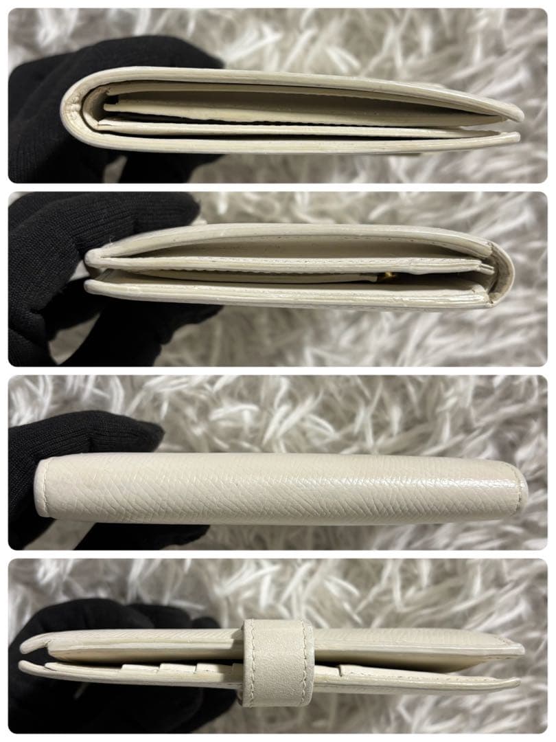 ✨美品✨セリーヌ 折り財布 ストラップウォレット マルチファンクション 金ロゴ