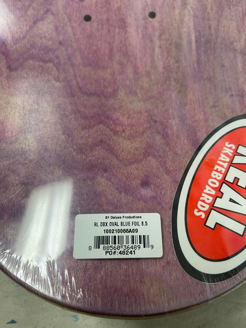 REAL OVAL BLUE FOIL DBX DECK 8.5デッキ新品送料込
