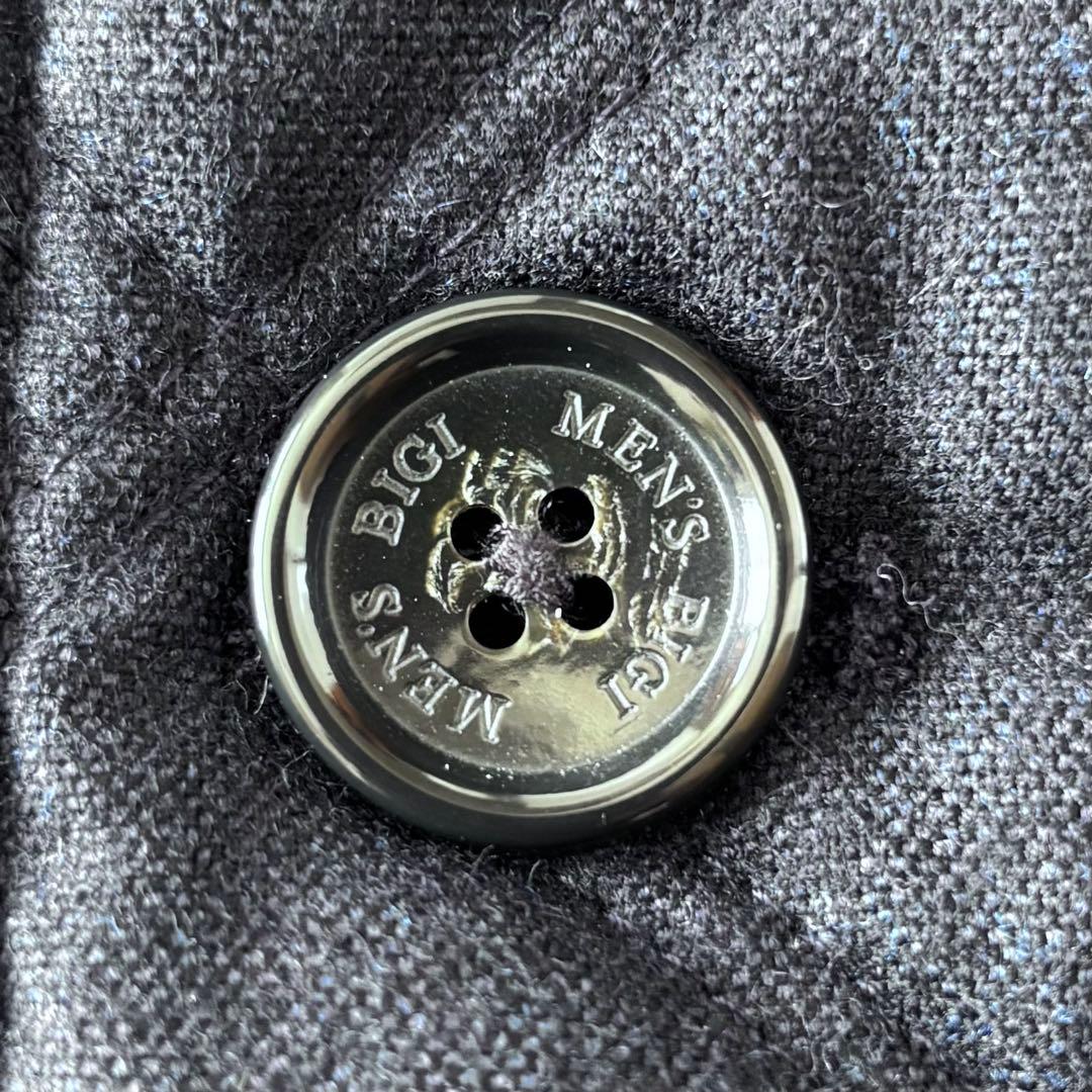 [美品]メンズビギ♪ウール キルティング ジャケット コート 草刈正雄 着用