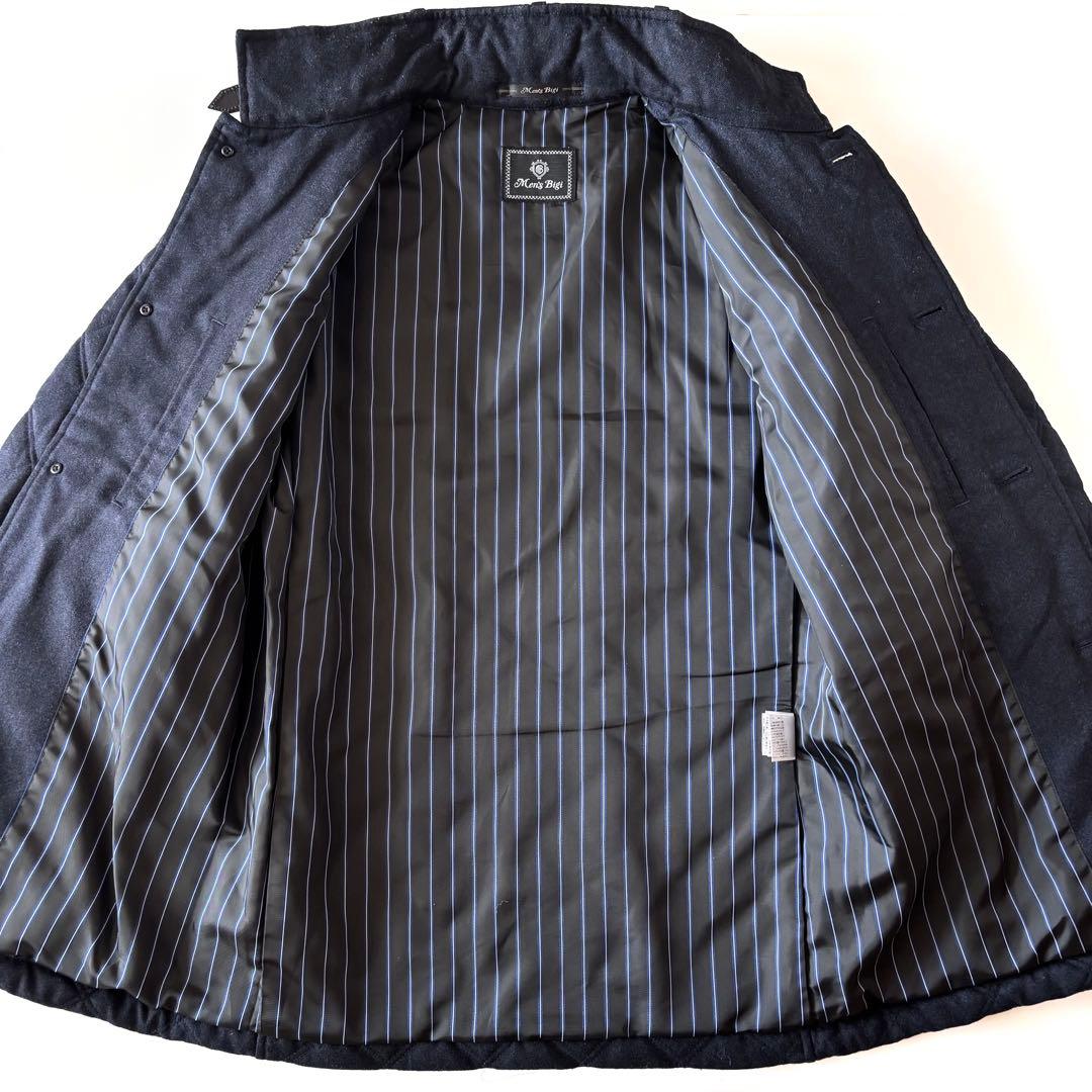 [美品]メンズビギ♪ウール キルティング ジャケット コート 草刈正雄 着用