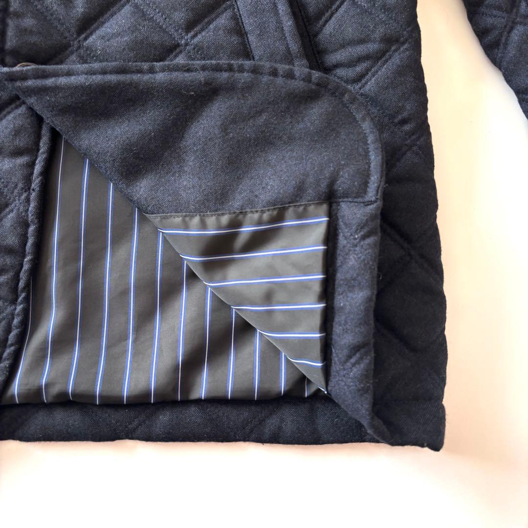 [美品]メンズビギ♪ウール キルティング ジャケット コート 草刈正雄 着用