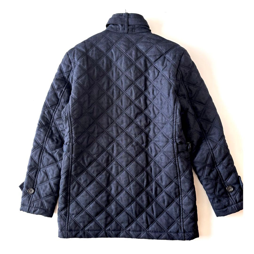 [美品]メンズビギ♪ウール キルティング ジャケット コート 草刈正雄 着用