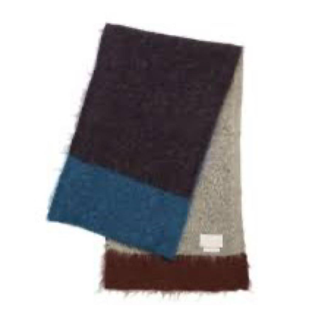 YOKE モヘアボーダーロングストール 美品