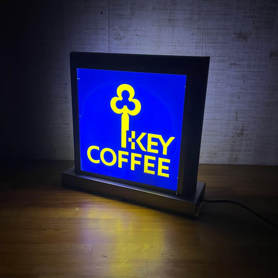 【アンティーク】キーコーヒー KEY COFFEE 電飾看板 電光看板 古道具