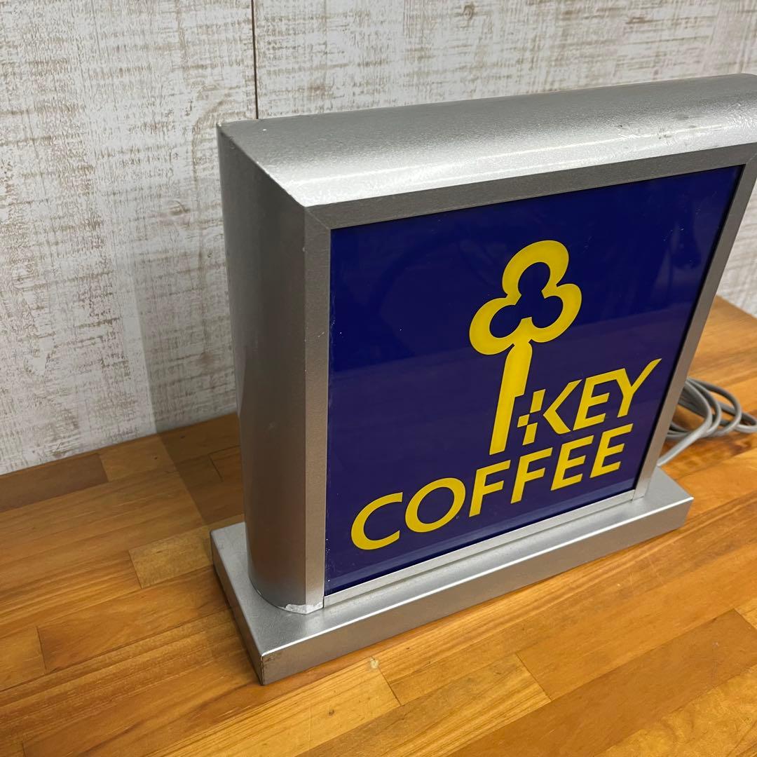 【アンティーク】キーコーヒー KEY COFFEE 電飾看板 電光看板 古道具