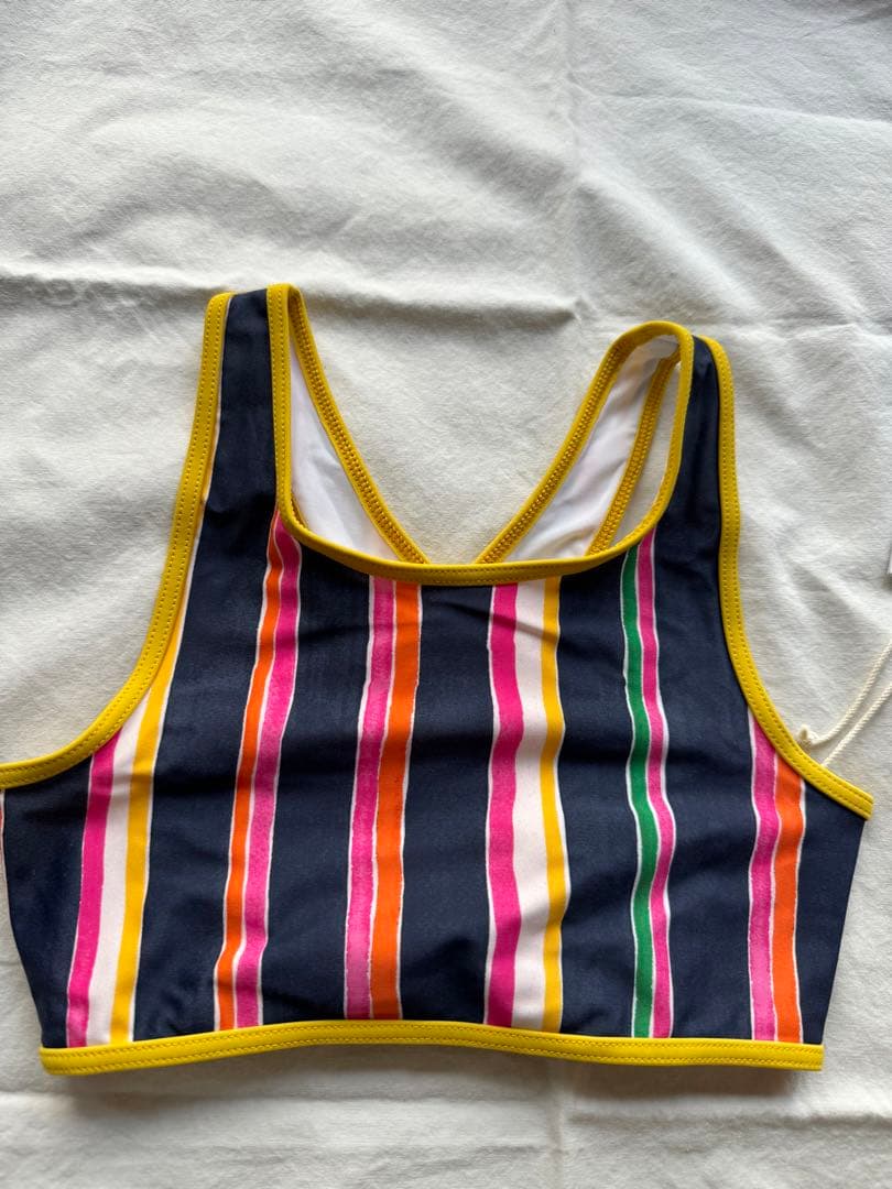 misha&puff ストライプ セパレート水着 8y