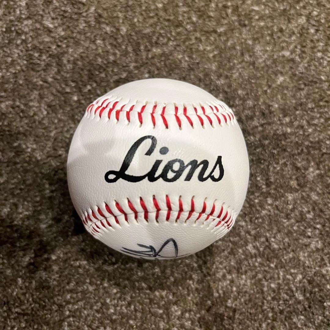 【激レア】西武ライオンズ　ソフトバンクホークス　秋山幸二　直筆サインボール
