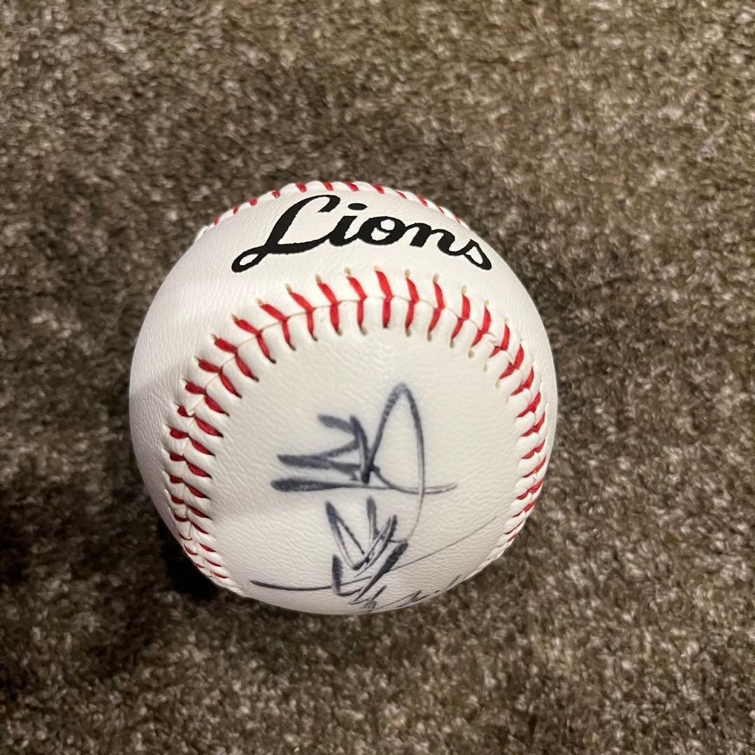 【激レア】西武ライオンズ　ソフトバンクホークス　秋山幸二　直筆サインボール