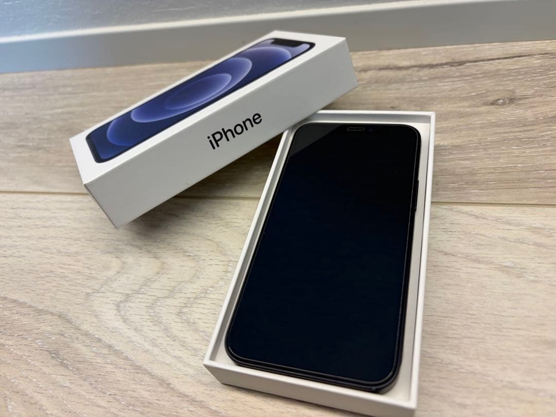 極美品　Apple iPhone 12mini 本体　ブラック 64GB
