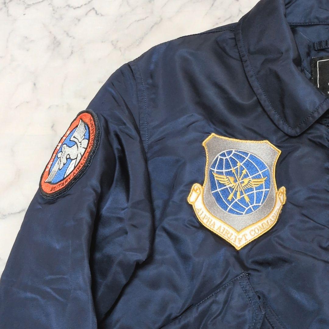 ALPHA INDUSTRIES CWU-45P フライトジャケット ネイビー