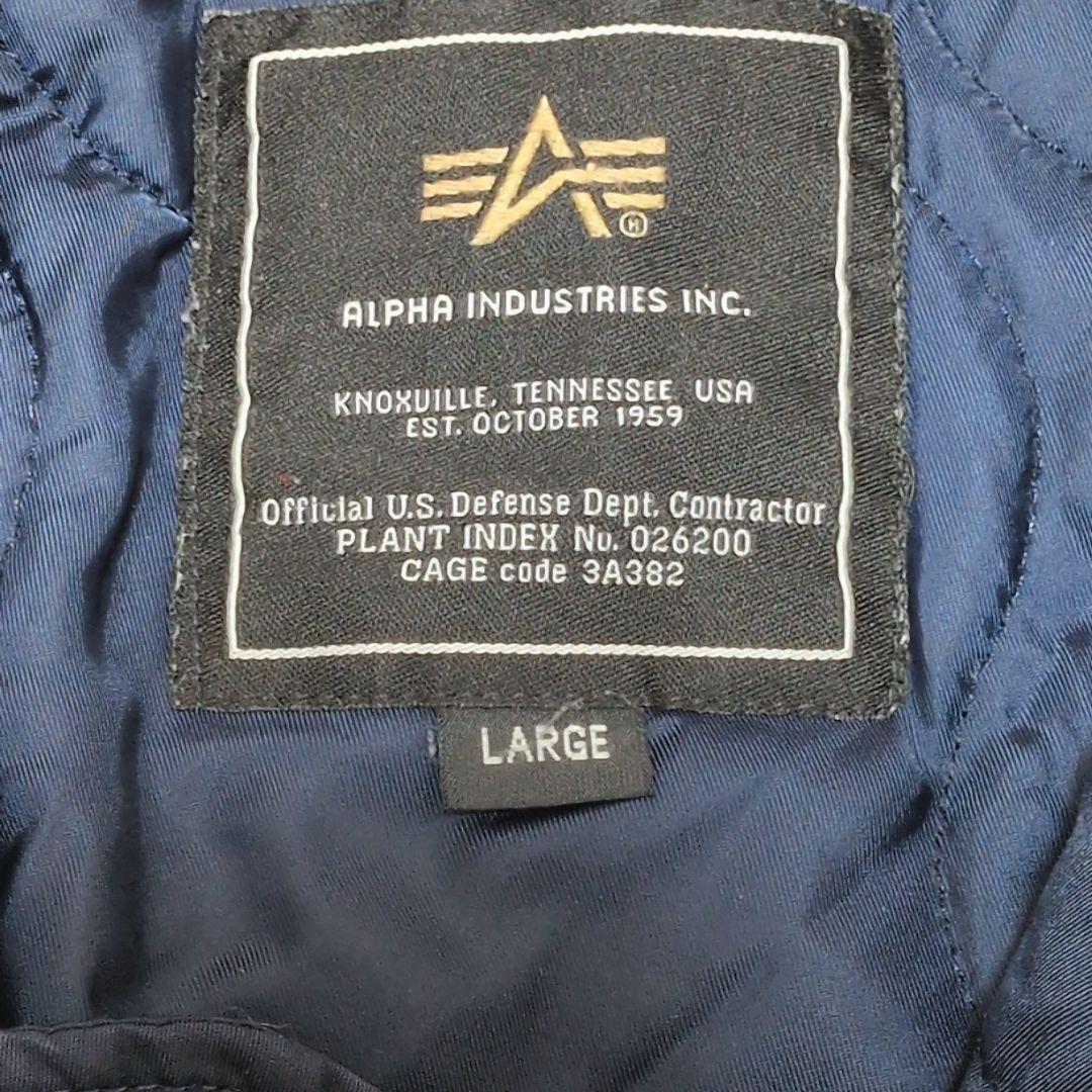 ALPHA INDUSTRIES CWU-45P フライトジャケット ネイビー
