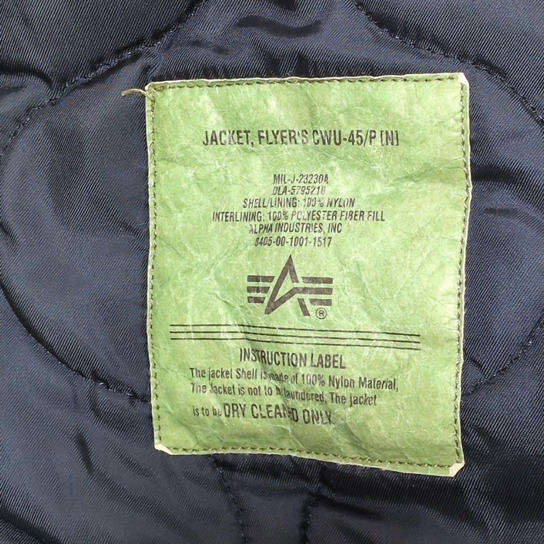 ALPHA INDUSTRIES CWU-45P フライトジャケット ネイビー