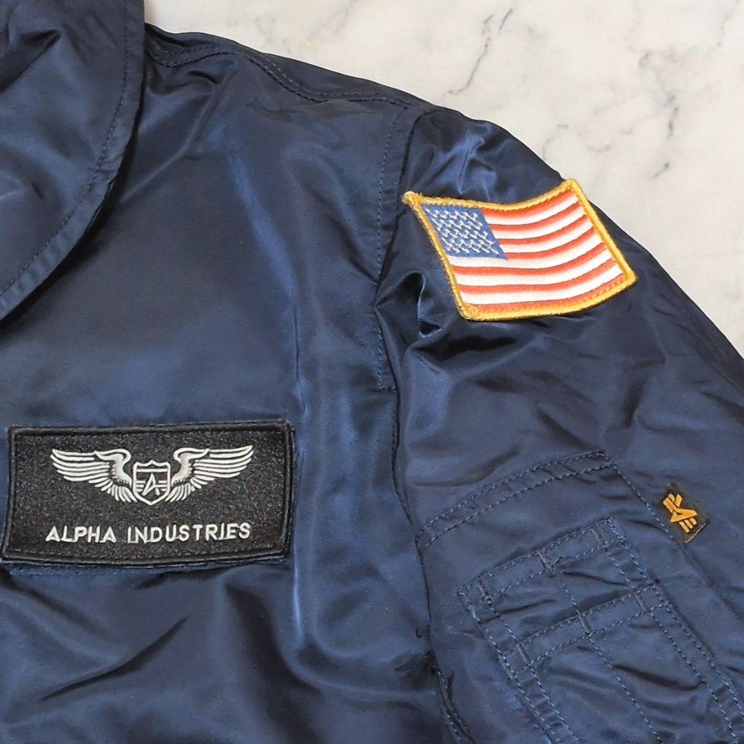 ALPHA INDUSTRIES CWU-45P フライトジャケット ネイビー