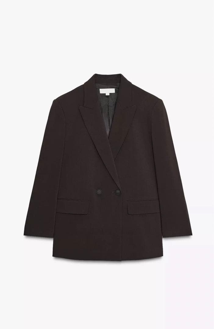 ZARA ブレザー ブラウン xs