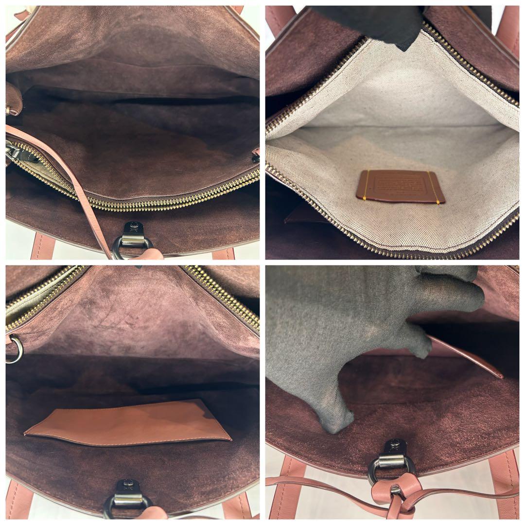 COACH コーチ ローグ グラブタンレザー 2wayバッグ 22821