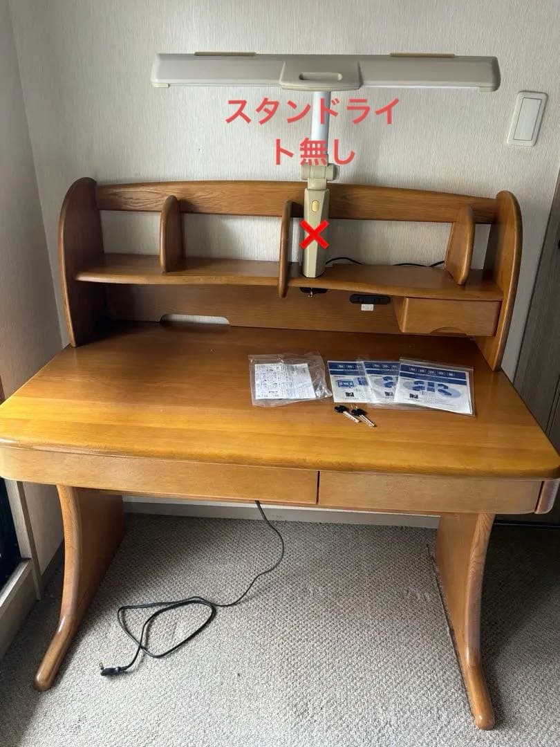 カリモク学習机① セット販売のみ