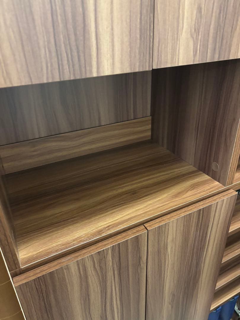 木目調の靴箱・シューズラック