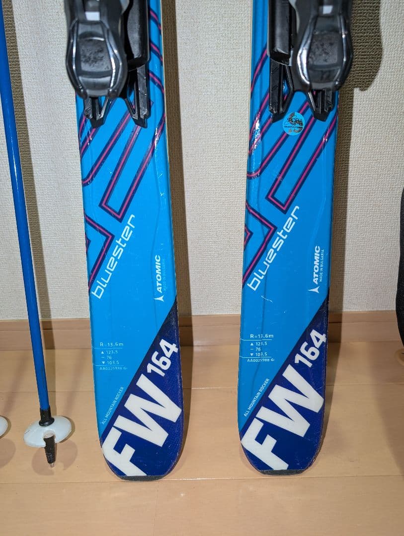 シ*ン様 アトミック　スキー板　ストックセット　bluester FW164