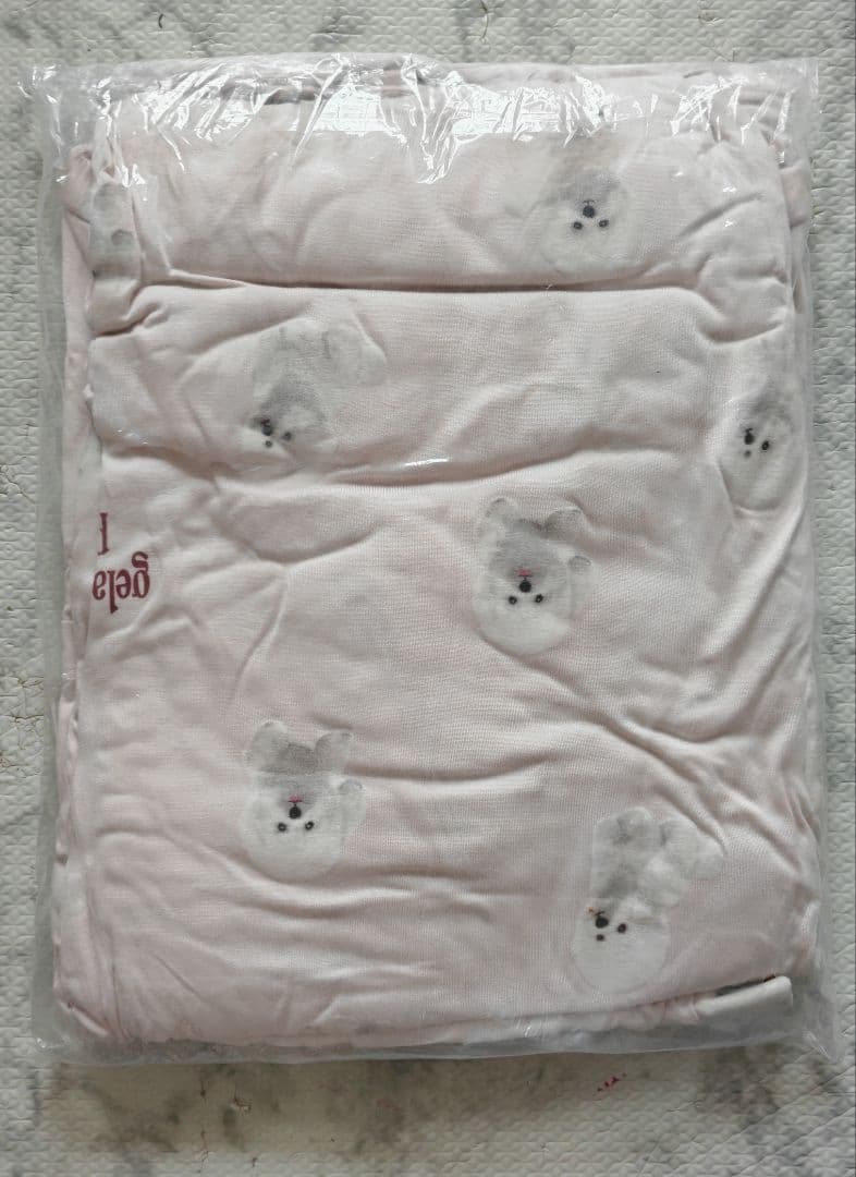 ジェラートピケ　ビションフリーゼ　ルームウェア　長袖上下セット　　15-1