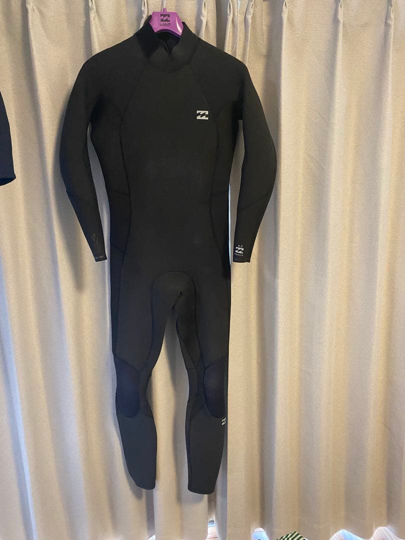 ビラボンウエットスーツgraphere 4mm 3mm フルスーツ中古品