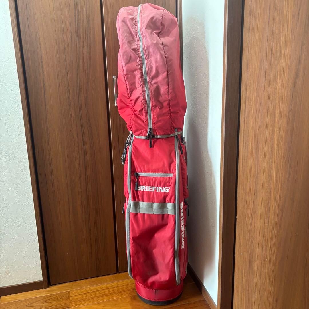 BRIEFING GOLF CR-6 レッド　キャディバッグ