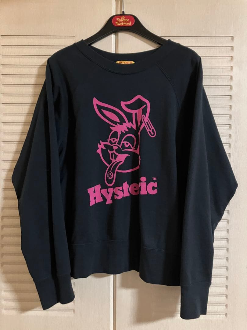 HYSTERICGLAMOUR裏毛うさぎトレーナー