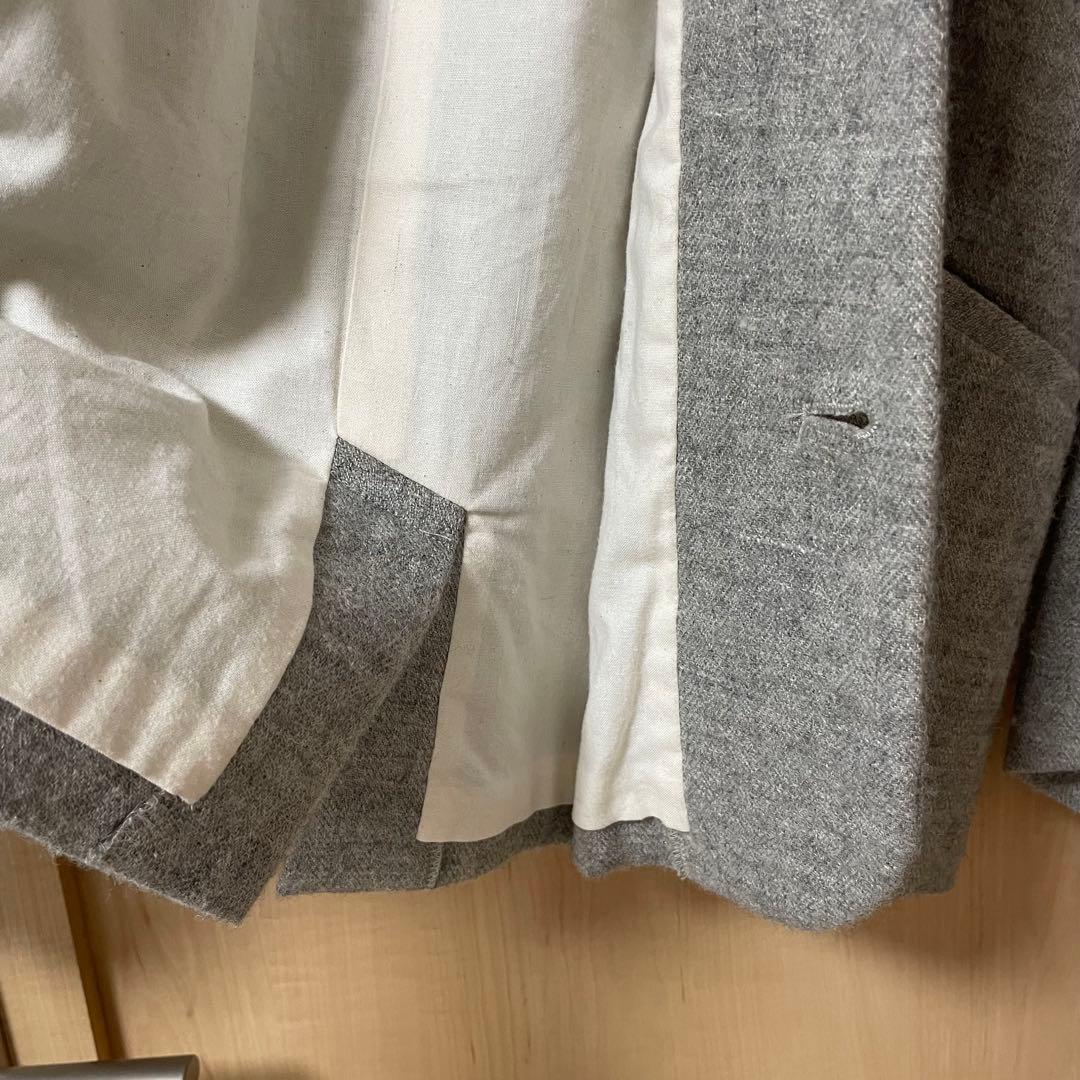 美品 ROBEdePEAU ヘリンボ-ンジャケット 羽織 gauze♯