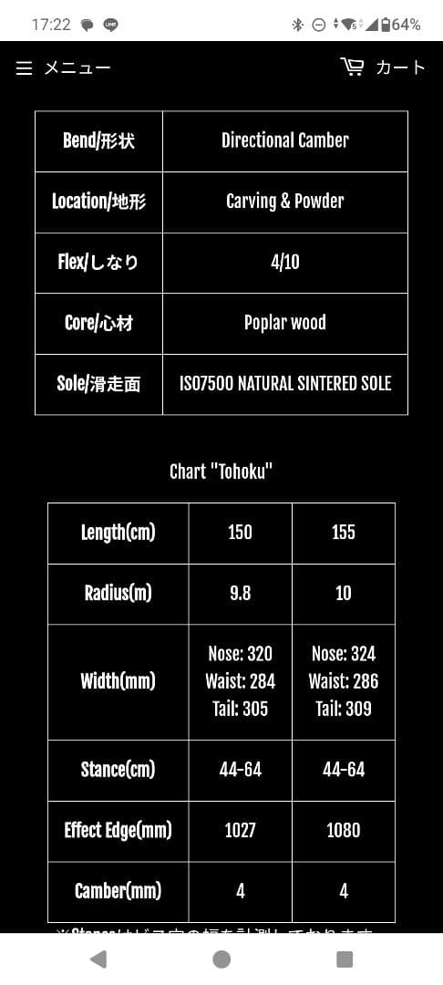 Lehman Stick Tohoku 150 リーマンスティック パウダー