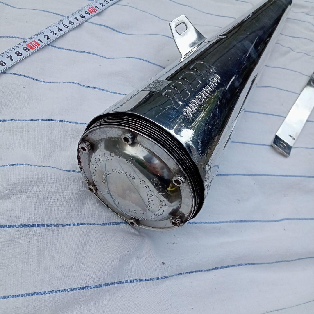 SRX400用SUPERTRAPP ステンレスマフラー