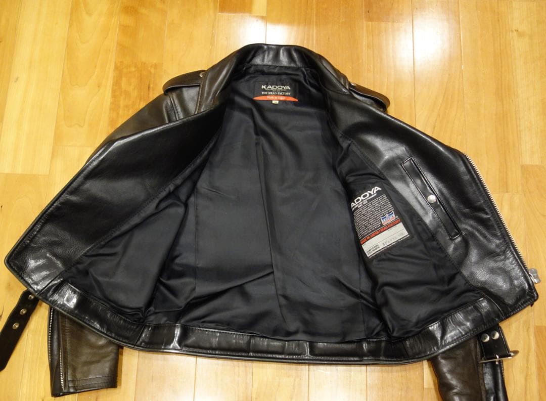 KADOYA HF カドヤ AW-1 VS M Wレザーライダースジャケット