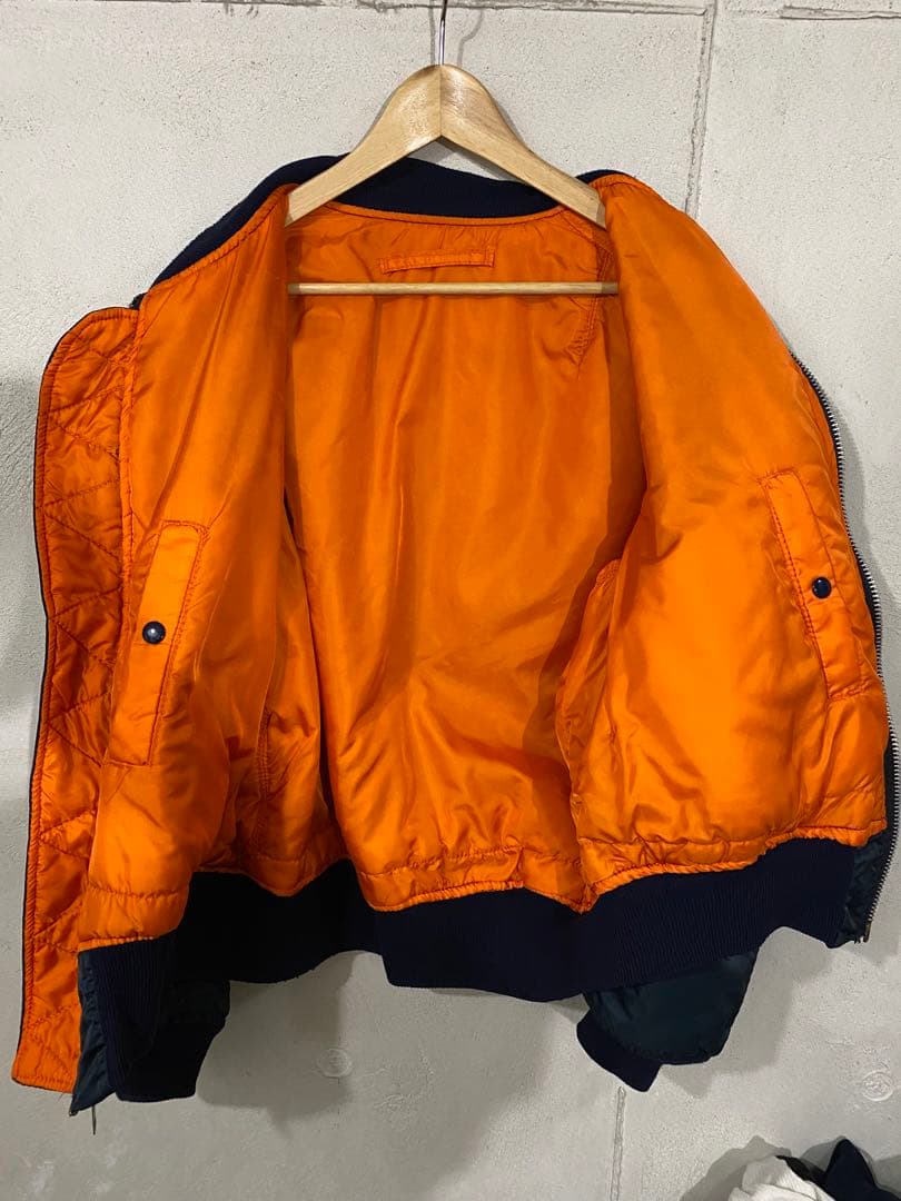 90s ALPHA MA-1フライトジャケット USA製 IDEAL XL