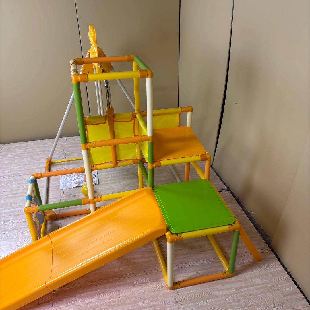 完品　☆美品☆　野中製作所　くまのプーさん　おりたたみロングスロープキッズパーク