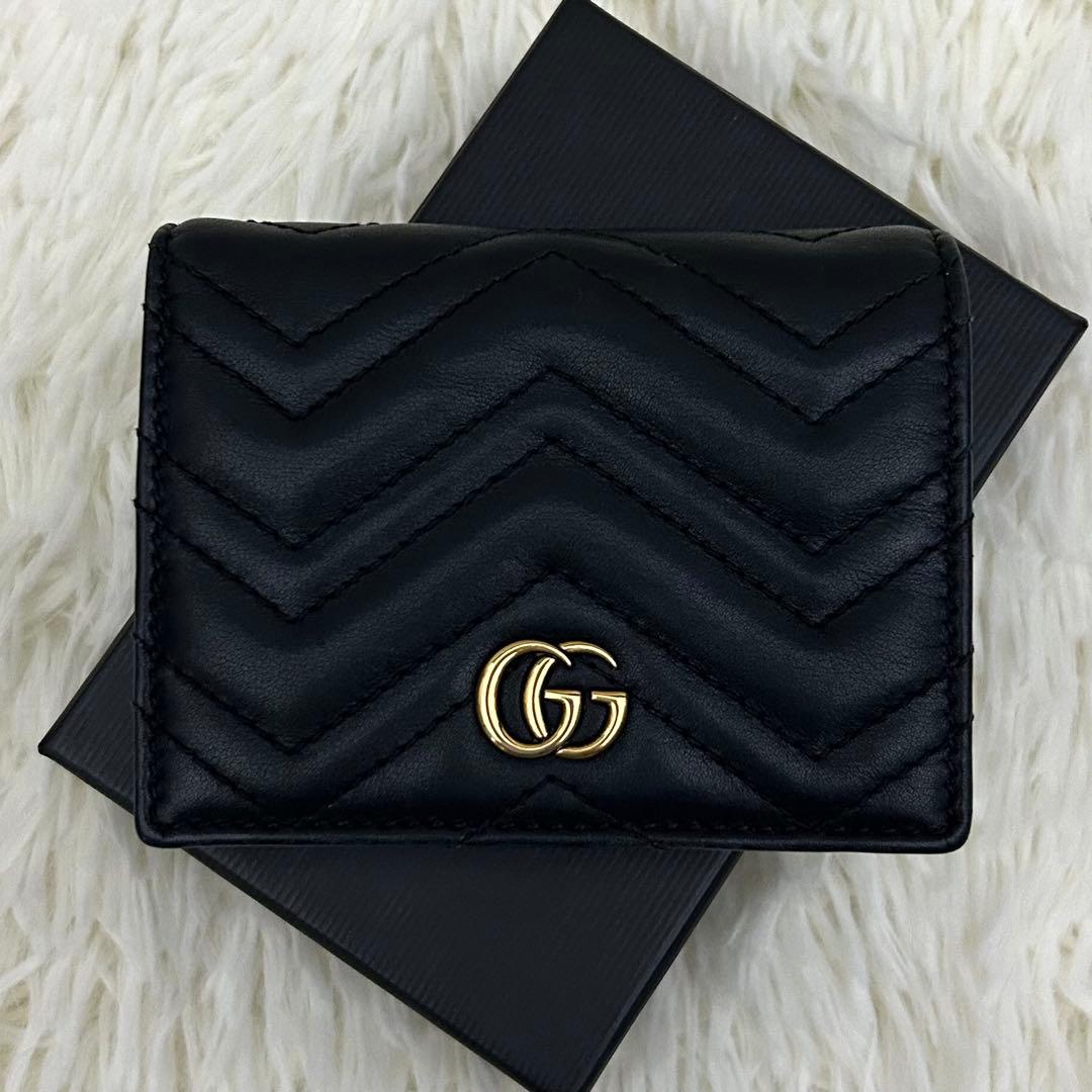【美品】GUCCI グッチ 2つ折り財布
