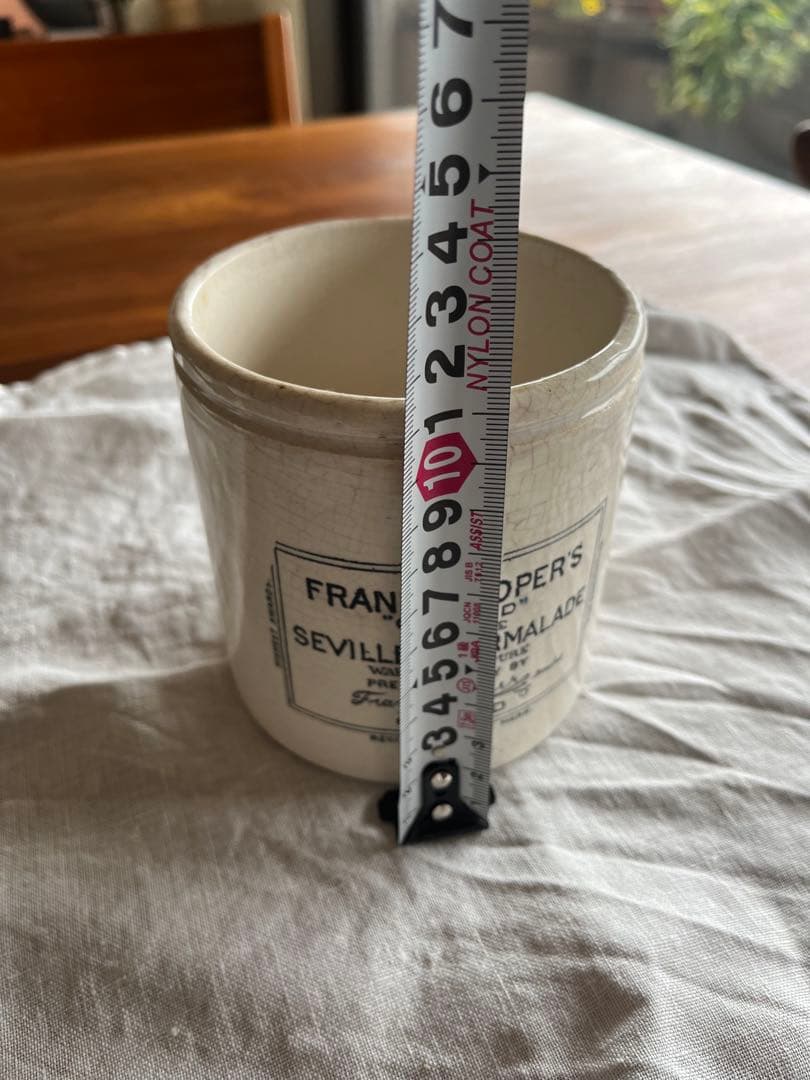 イギリスアンティーク　フランククーパー　マーマレードジャー　大きいサイズ