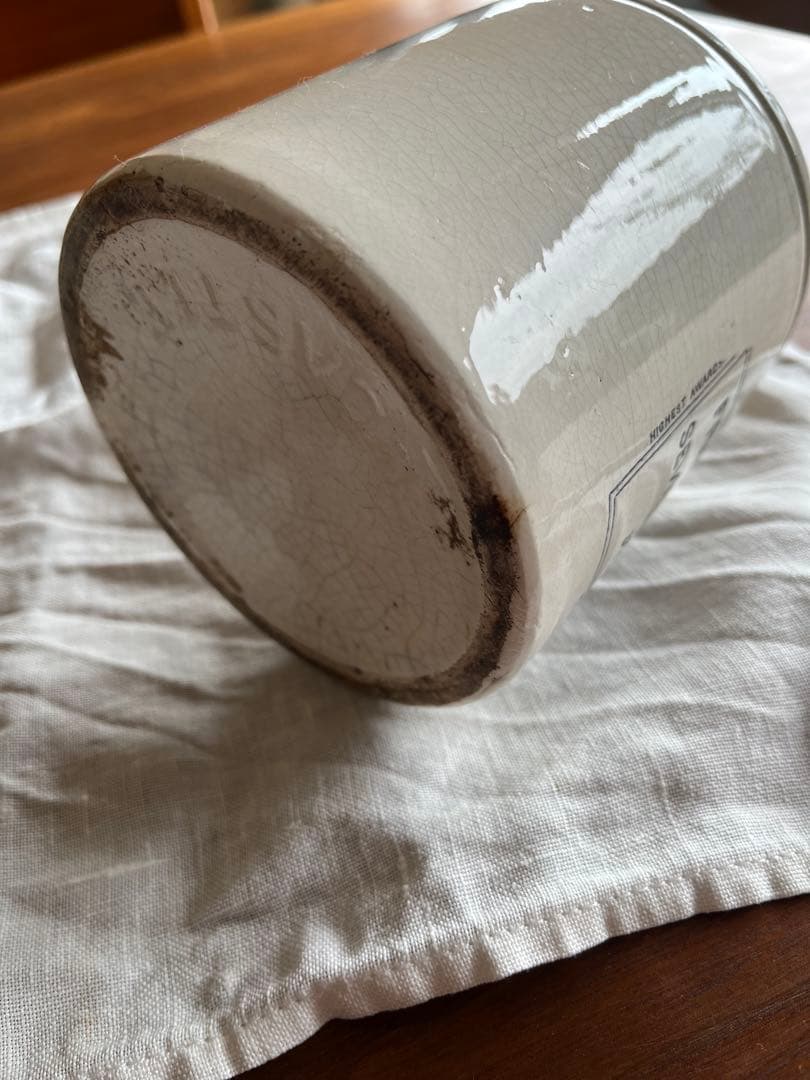 イギリスアンティーク　フランククーパー　マーマレードジャー　大きいサイズ