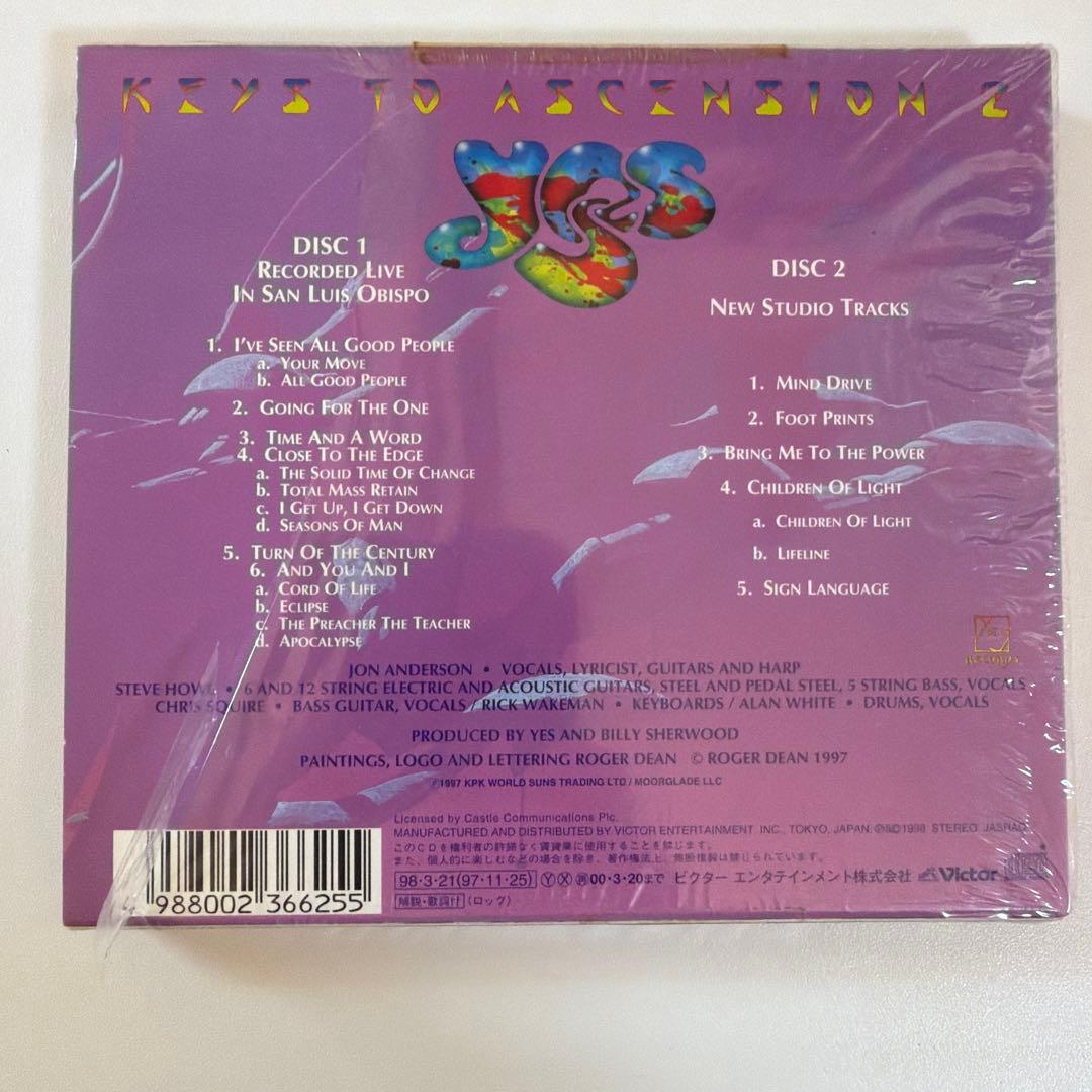 洋楽 YES Keys to Ascension 2