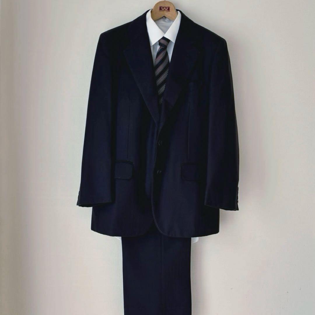 Burberry バーバリー ヴィンテージ ネイビー ストライプ セットアップM