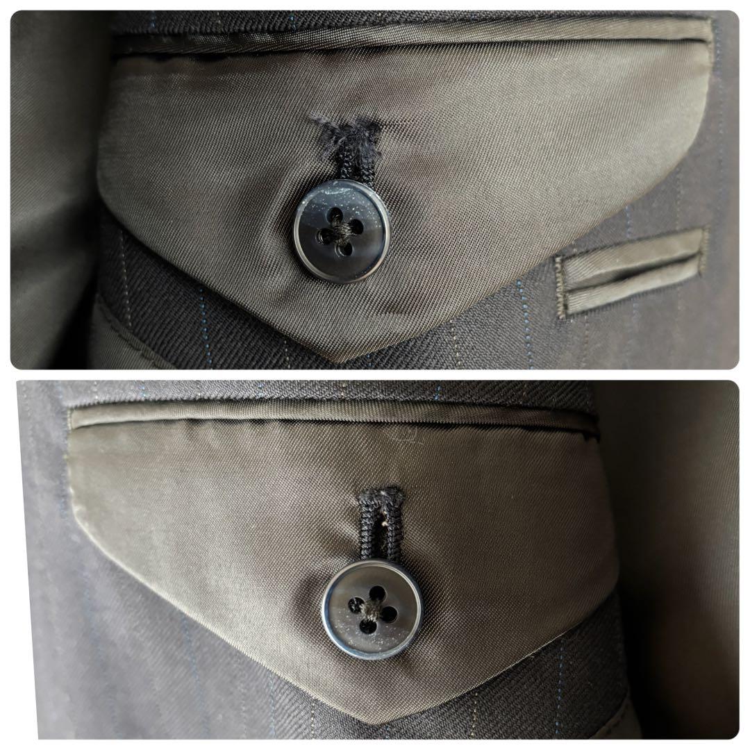 Burberry バーバリー ヴィンテージ ネイビー ストライプ セットアップM