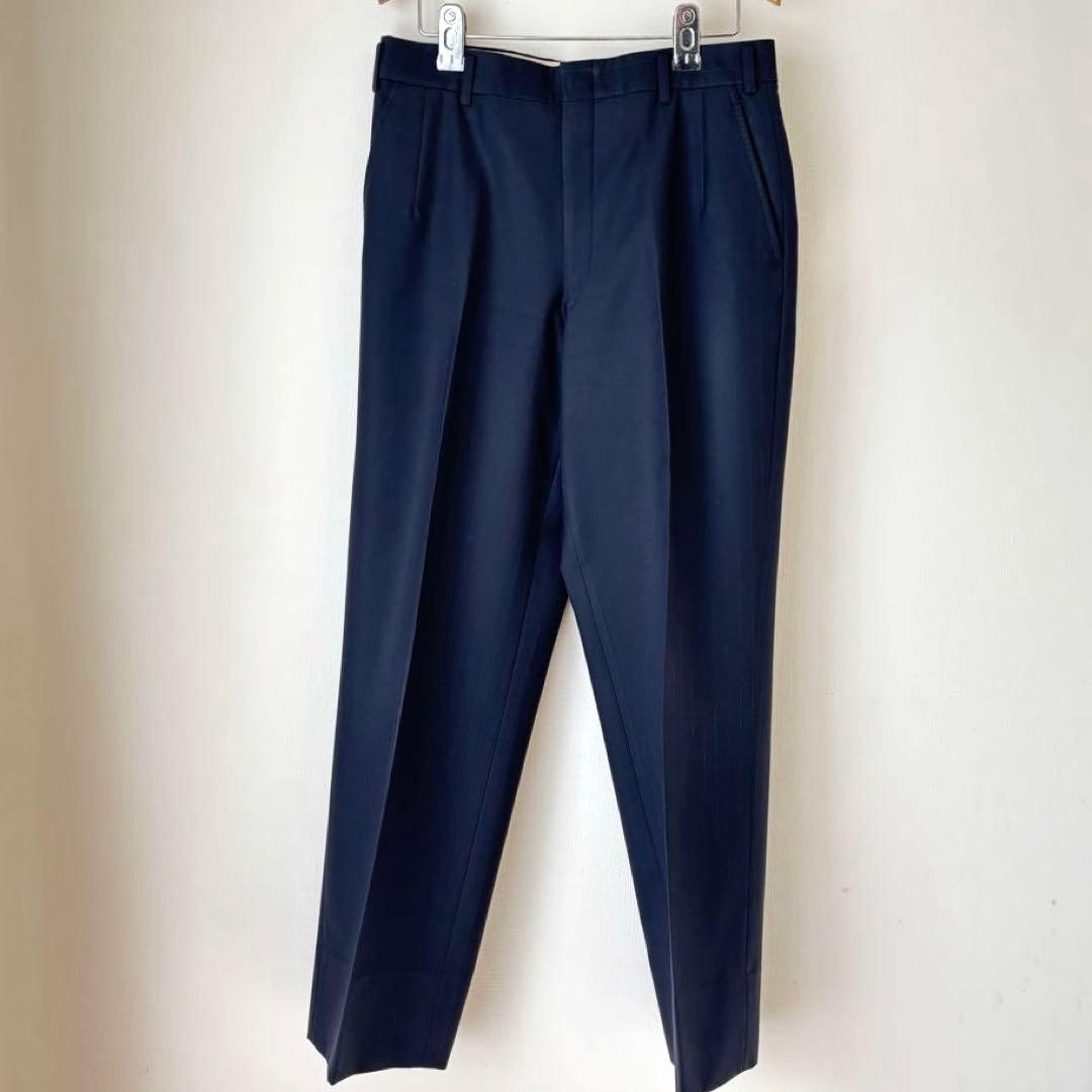 Burberry バーバリー ヴィンテージ ネイビー ストライプ セットアップM