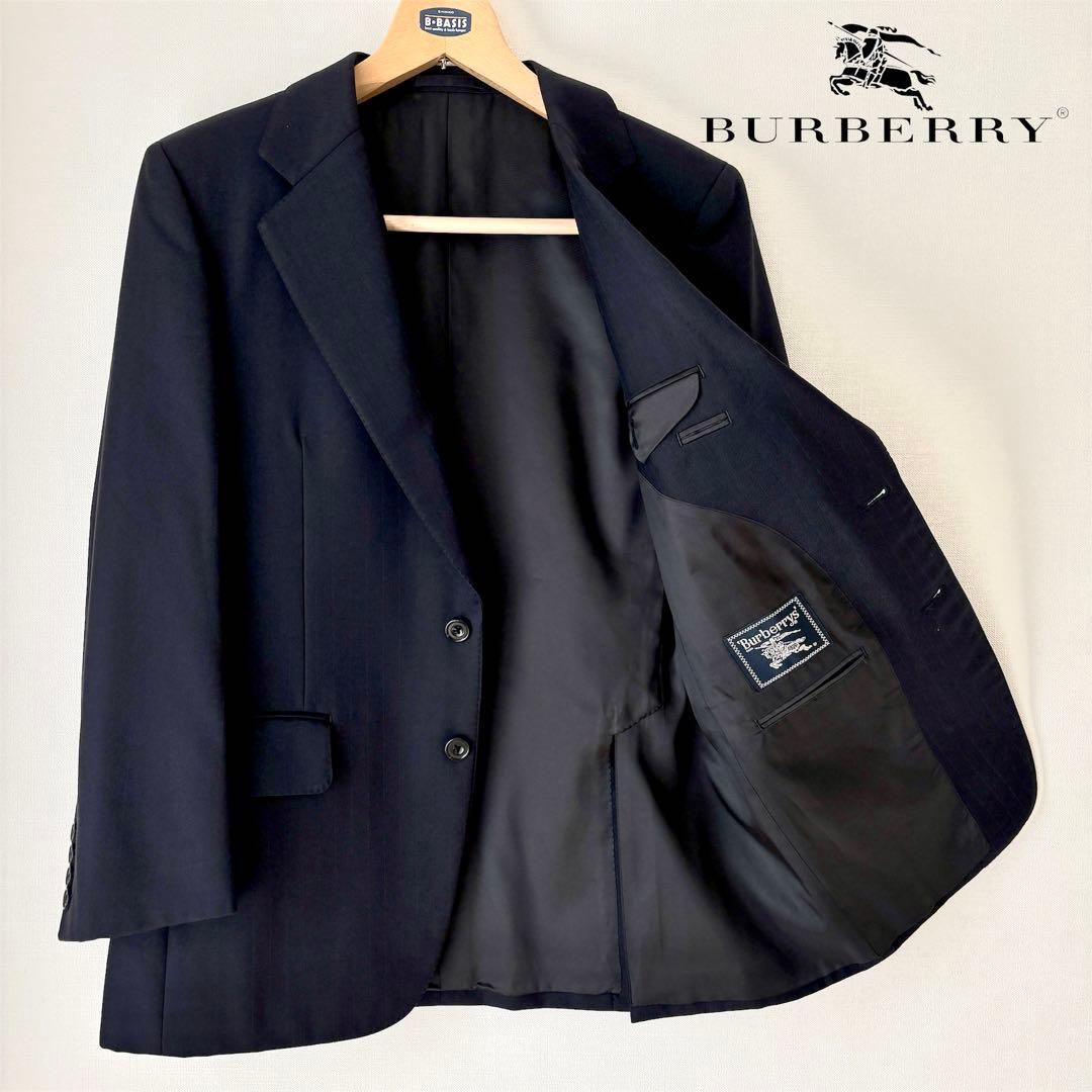 Burberry バーバリー ヴィンテージ ネイビー ストライプ セットアップM