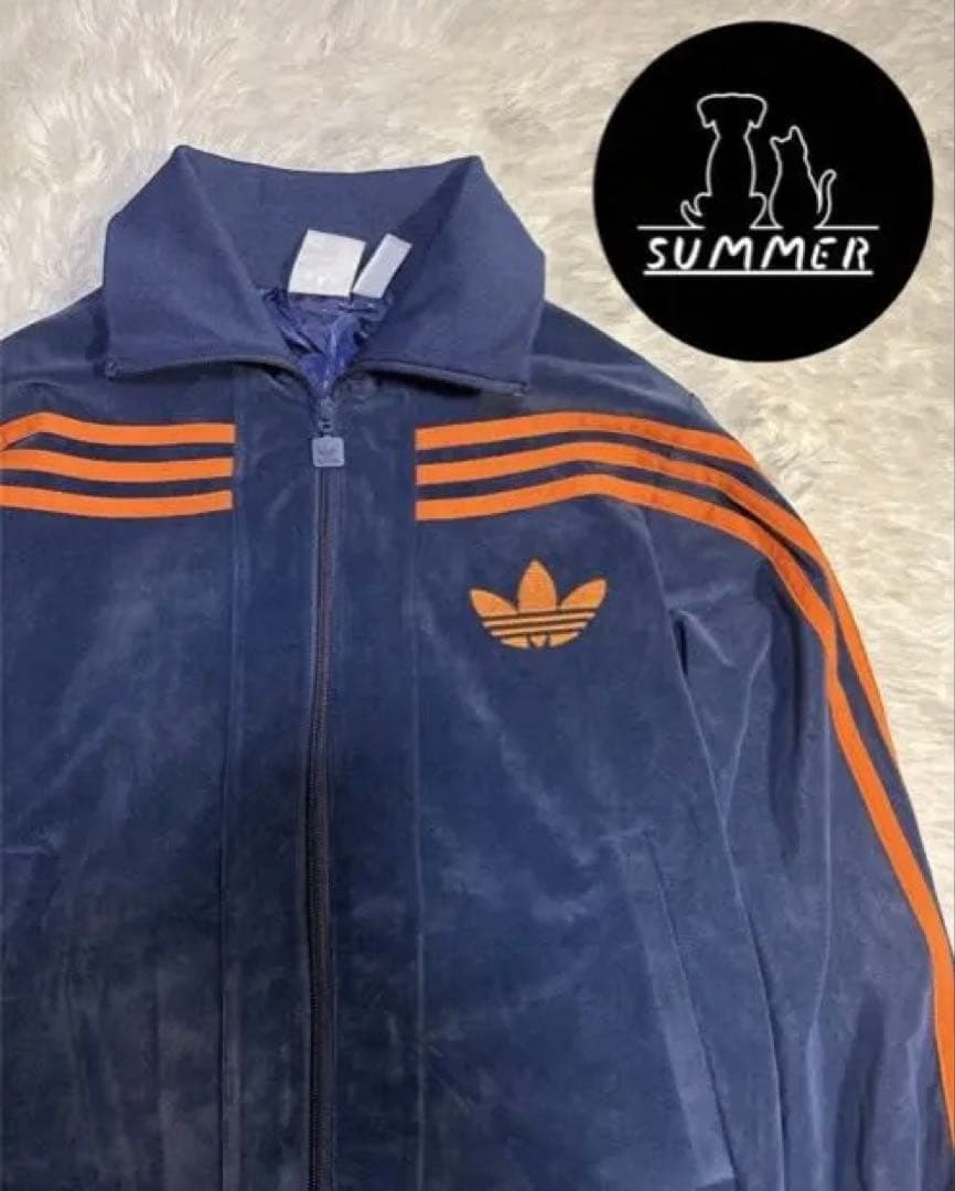 未使用級　adidas ベロアベッケンバウアー　トラックジャケット　XL