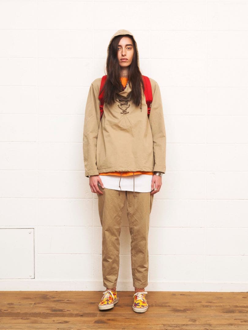 UNUSED ミリタリー アノラック レースアップ