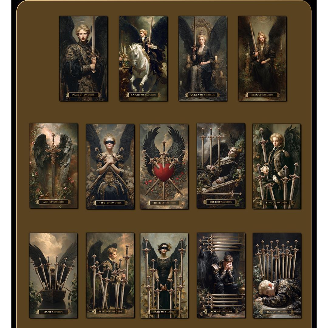 【正規品タロットカード】美麗✨海外インディーズ✨気品あふれるダークバロックの世界