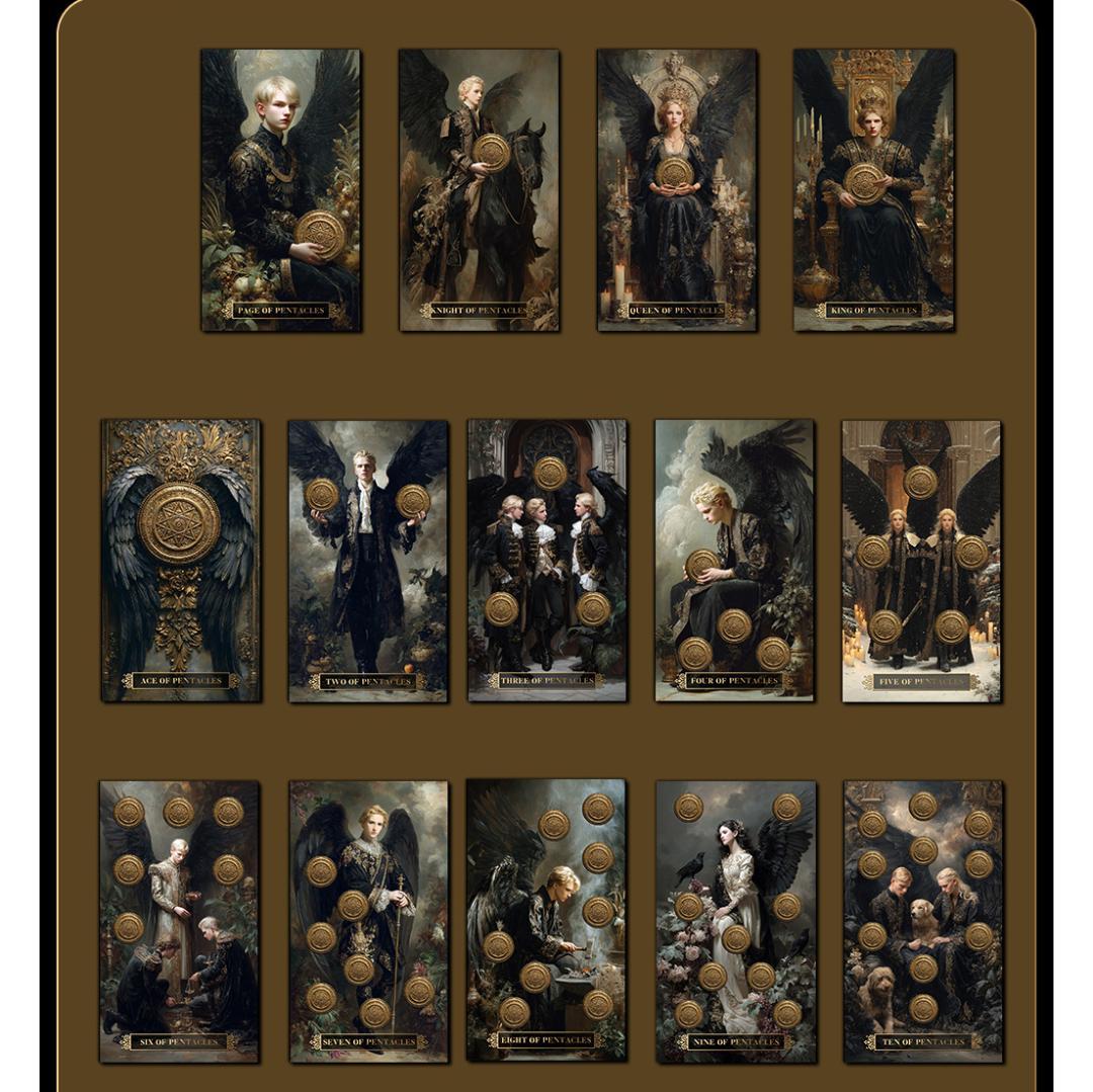 【正規品タロットカード】美麗✨海外インディーズ✨気品あふれるダークバロックの世界