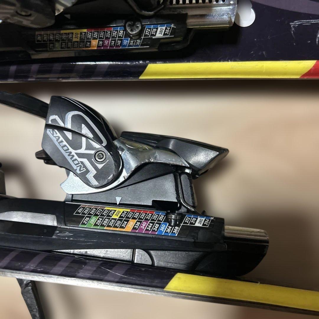 SALOMON X-Drive スキー 板 ビンディング付き　165