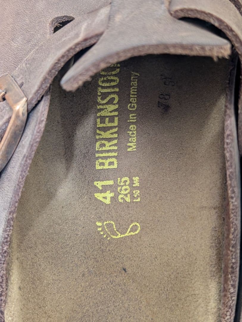 【プロフ必読！】ビルケンシュトック ボストン レザー 26.5cm