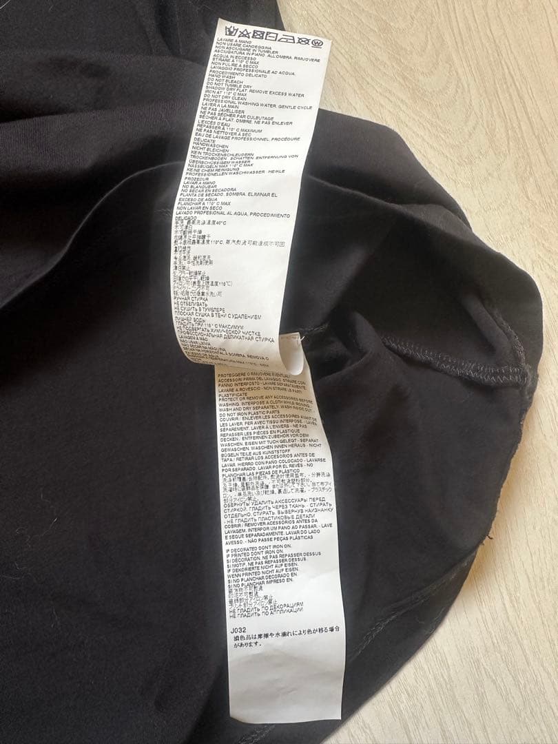 AMGMaison Margiela 10 刺繍ロゴTシャツ ブラック