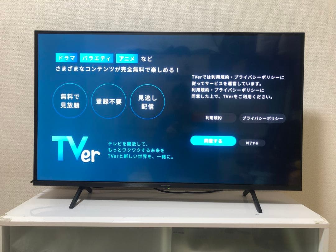 4k対応VIERA TV-43W80A 2025年製