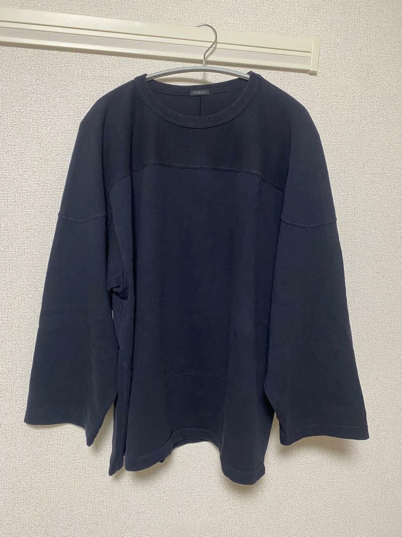 comoli 22aw フットボールTシャツ
